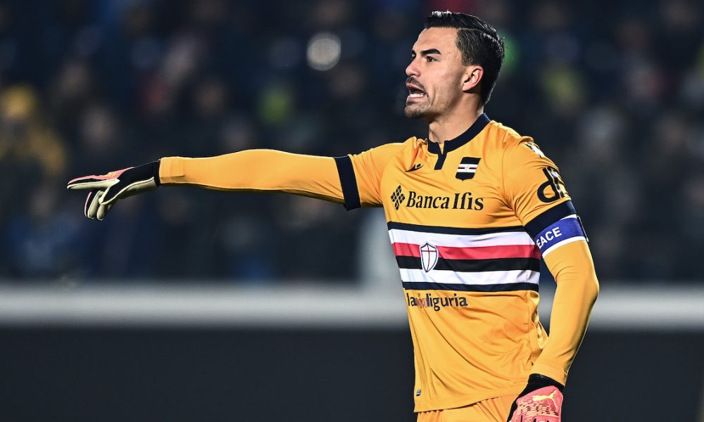 Sampdoria Como Il Ringraziamento Del Ferraris Per Emil Audero Foto