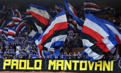 striscione mantovani sampdoria atalanta ottobre 2017