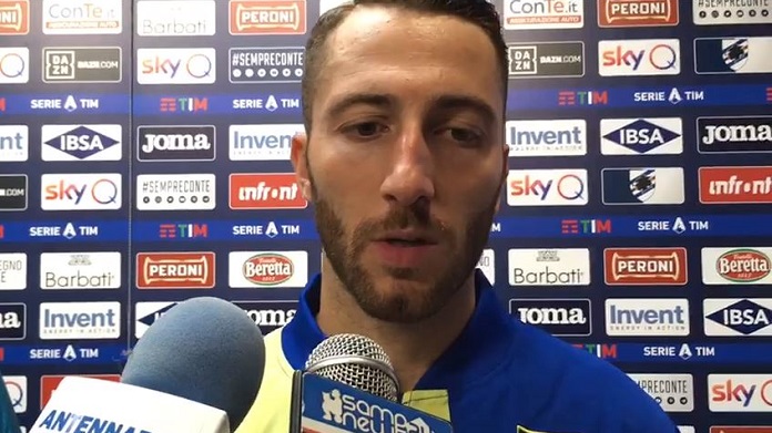 bertolacci sampdoria-roma zona mista