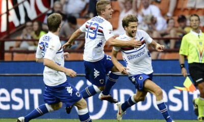 costa sampdoria gol milan san siro