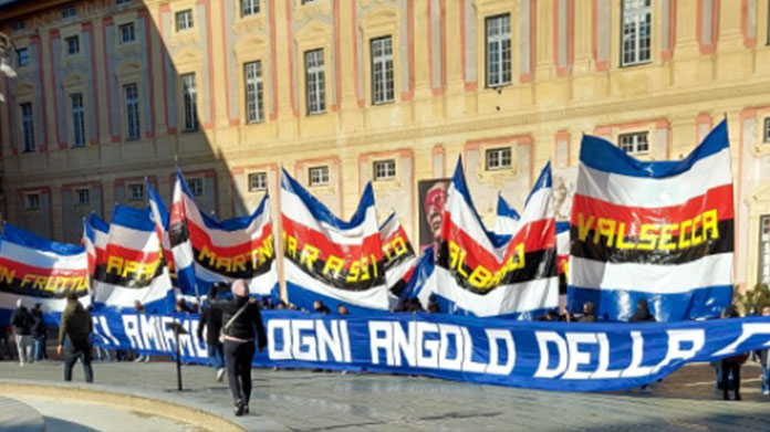 Sampdoria striscioni