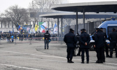 Tifosi Inter polizia