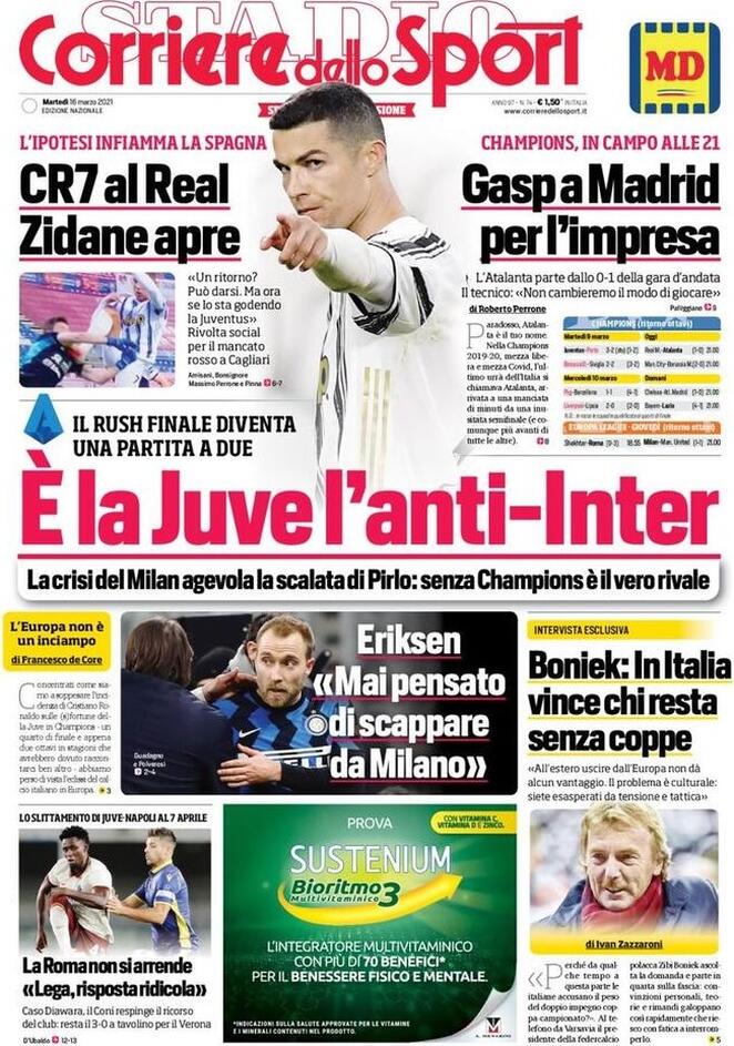 corriere dello sport 2021 03 16 60503d35983a8