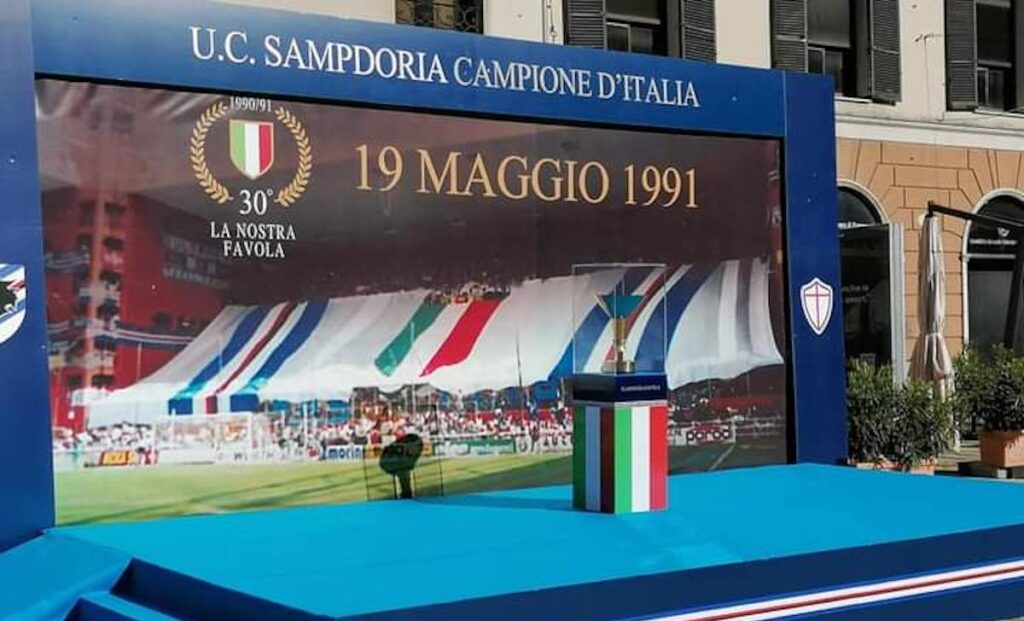 Scudetto Sampdoria Tutte Le Iniziative Per Il 30° Anniversario