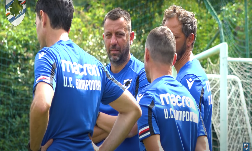 First day of testing for Sampdoria: updates from Bogliasco