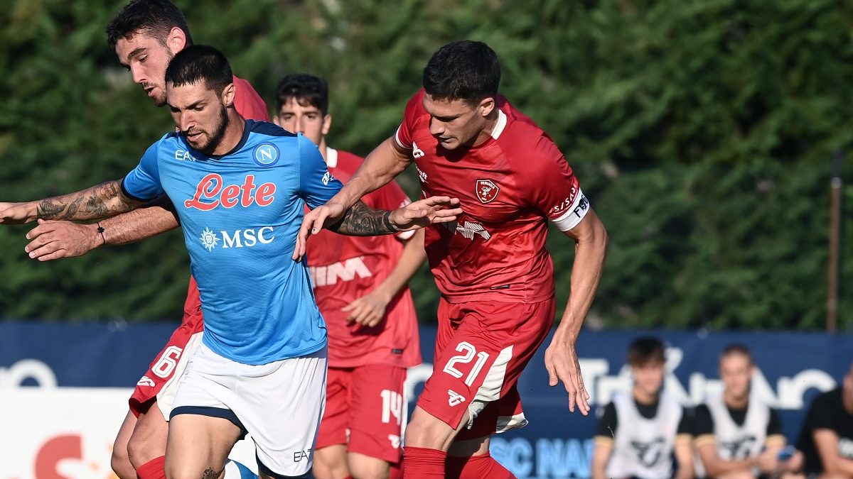 Napoli Perugia amichevole Vulikic