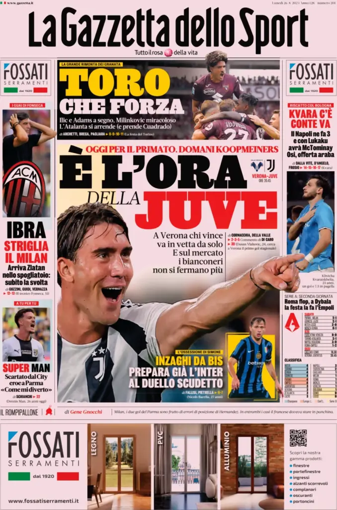 la gazzetta dello sport