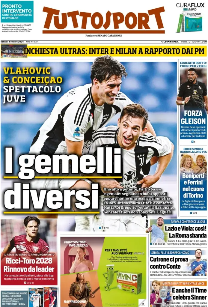 Tuttosport ottobre