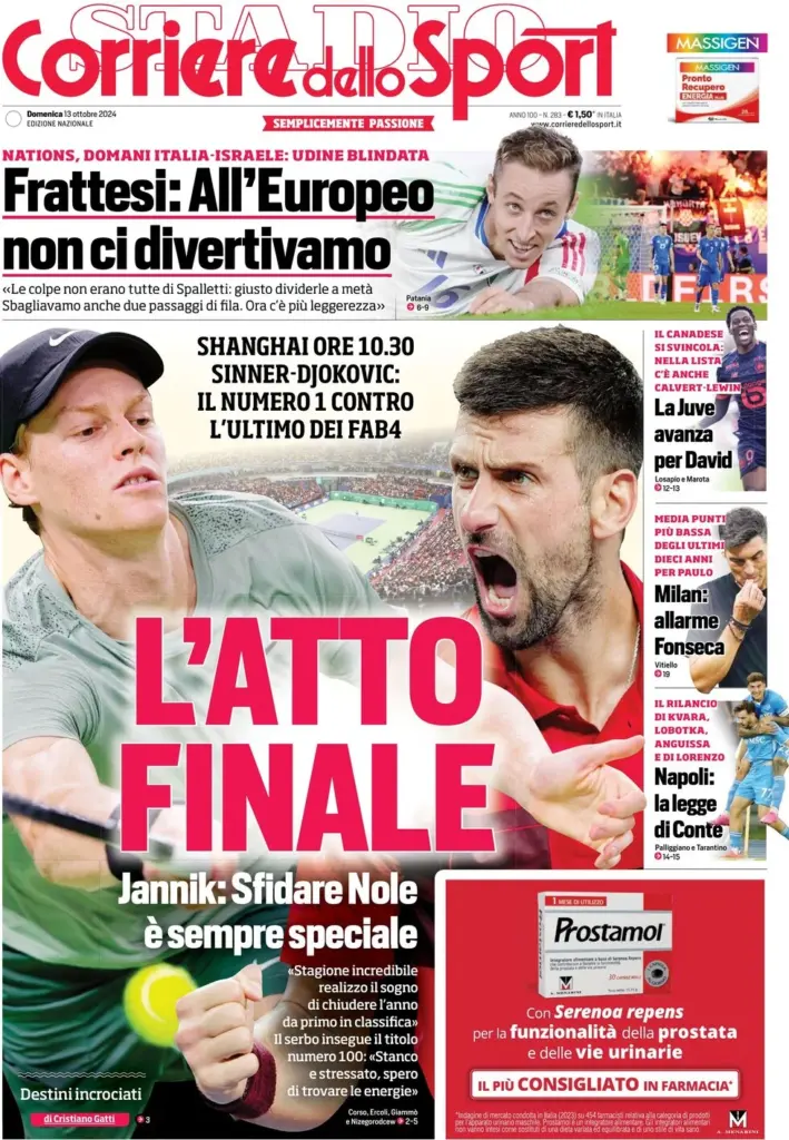 corriere dello sport ottobre