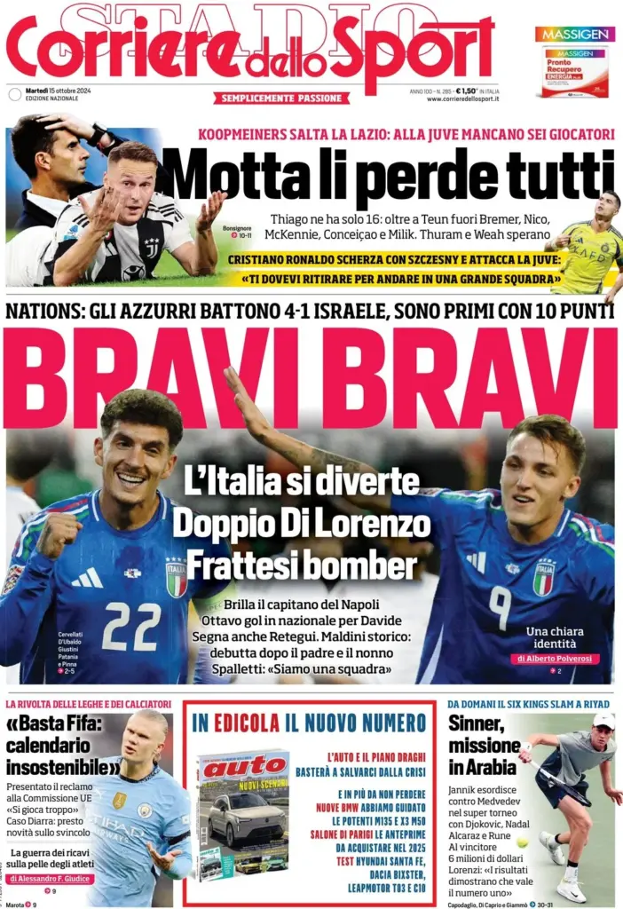 corriere dello sport ottobre