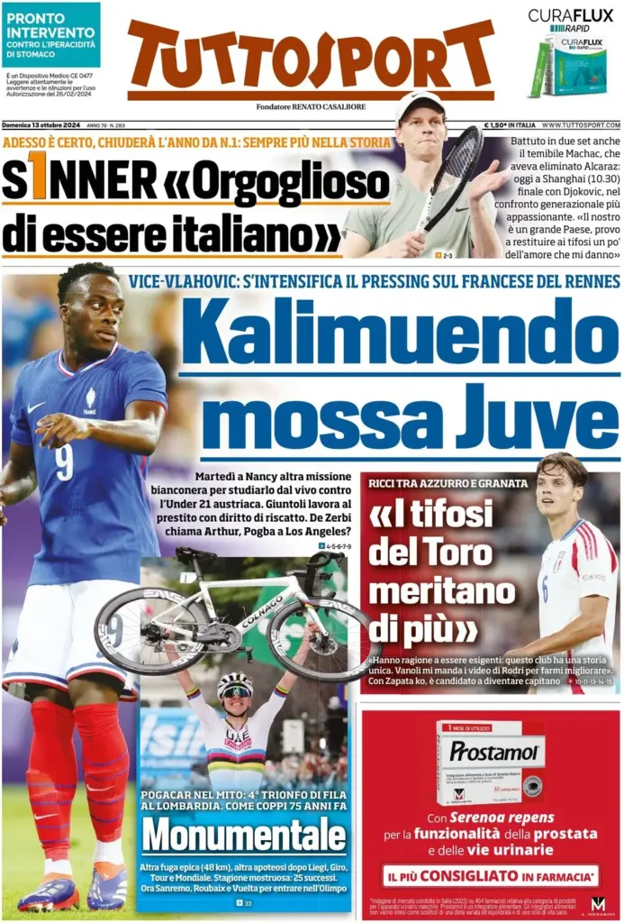 tuttosport ottobre