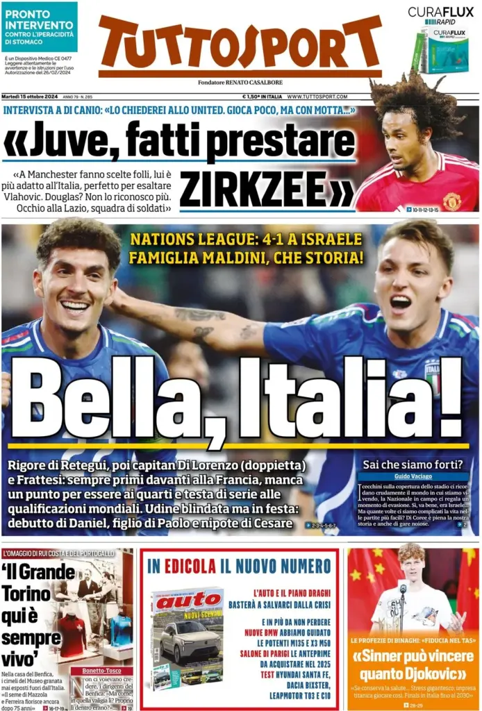 tuttosport ottobre