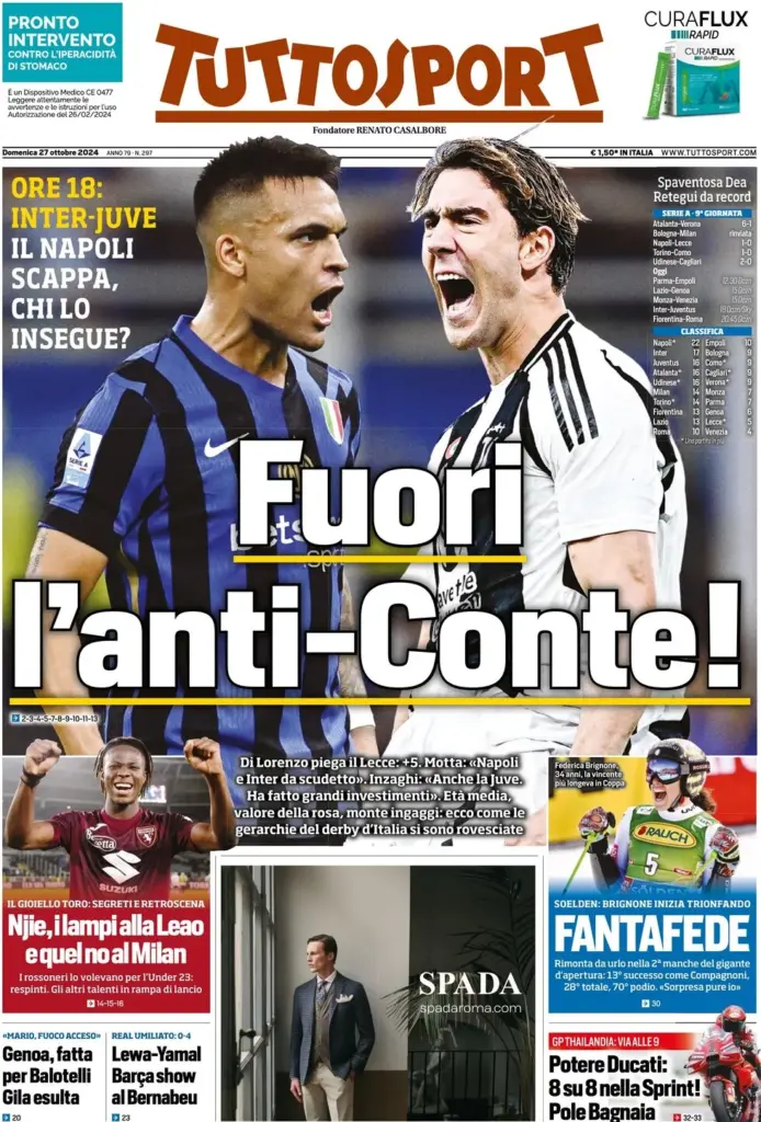 tuttosport 26 ottobre 1