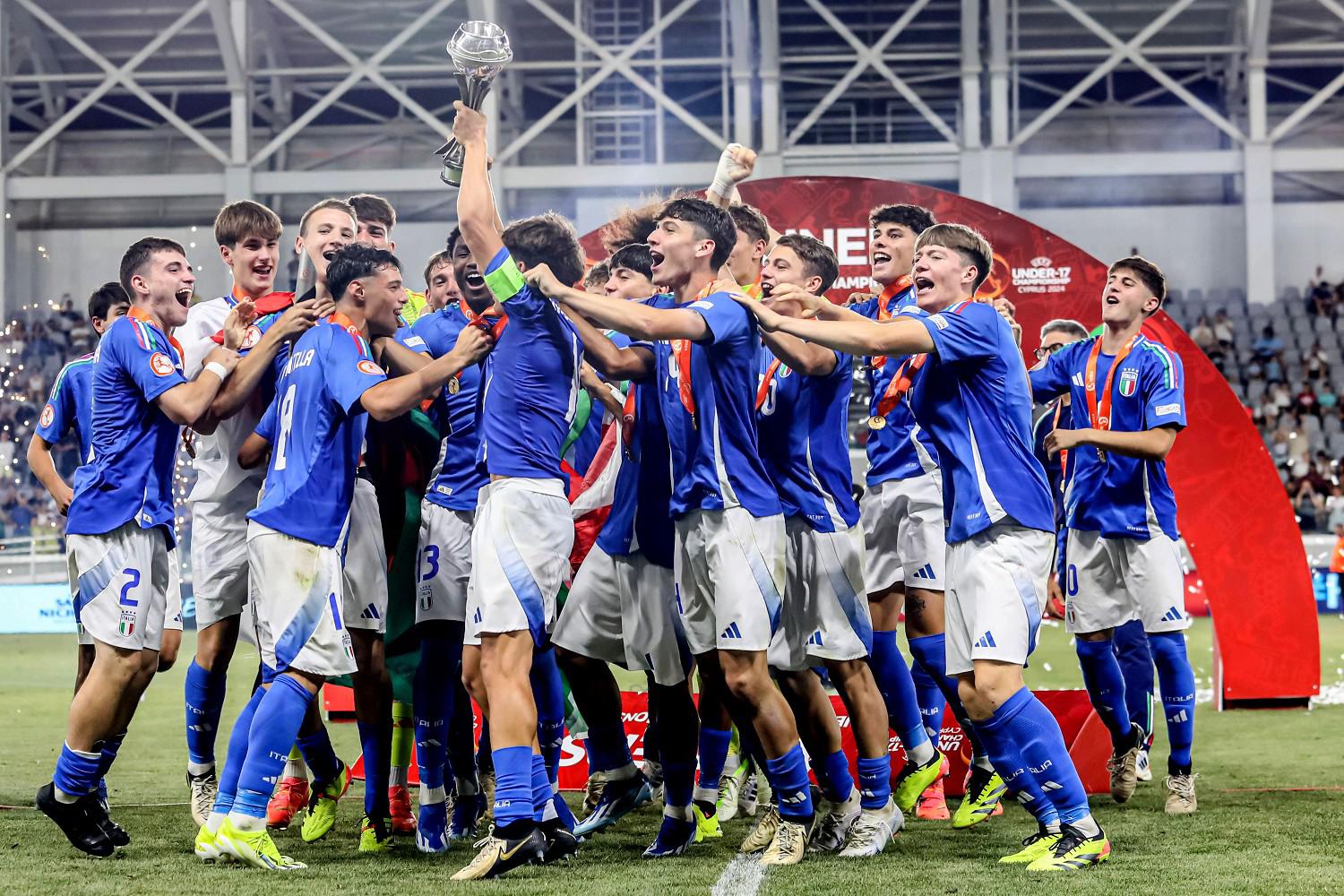 italia under 17 campione deuropa