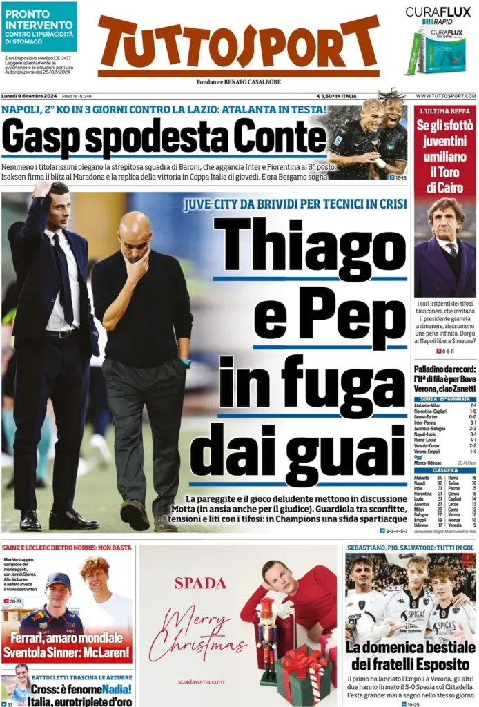 tuttosport 9 dicembre