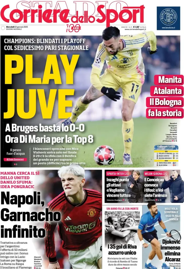 corriere dello sport 021222218