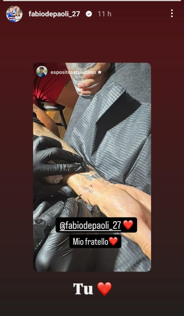 esposito depaoli tatuaggio