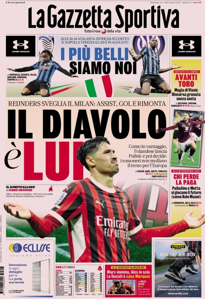 la gazzetta dello sport 031513881