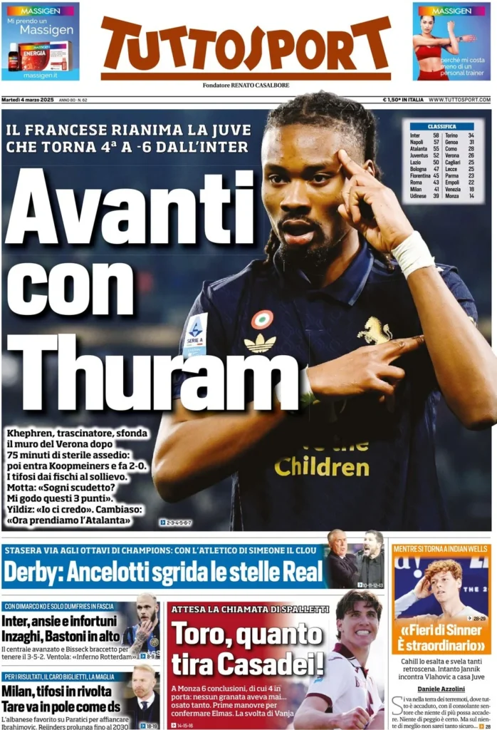 tuttosport 4 marzo