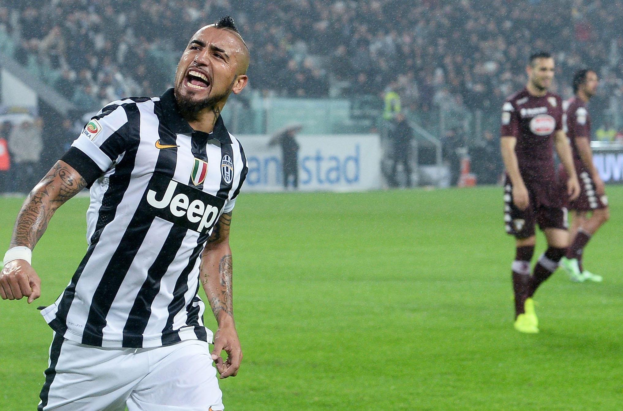 vidal esulta juventus novembre 2014 ifa