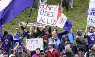 tifosi fiorentina striscione gomez ifa